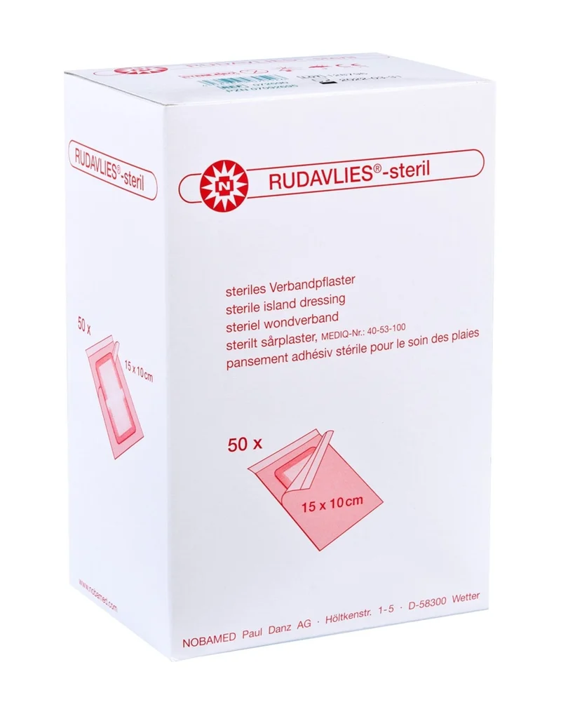 Noba Rudavlies-steril Verbandpflaster 50 Stück
