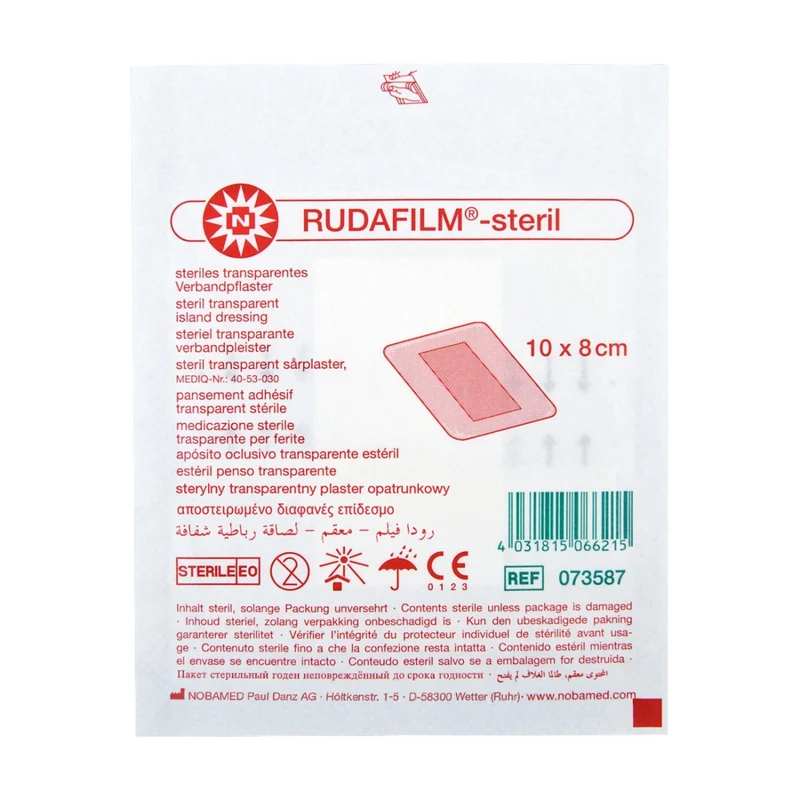 Noba Rudafilm-steril Verbandpflaster transparent steril 50 Stück