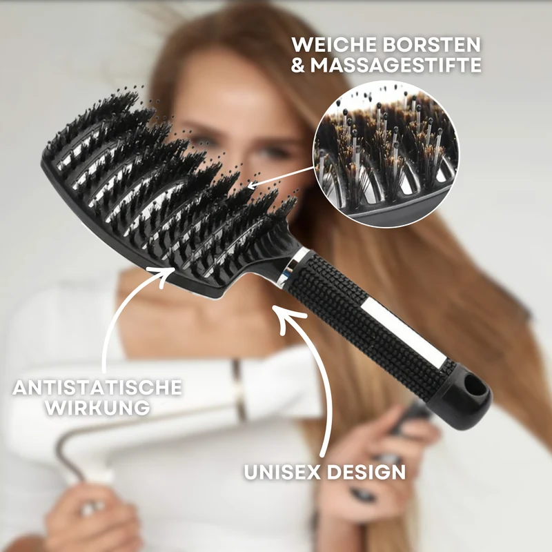 Magische Entwirrungsbürste – Magische Haarbürste für schmerzfreies Entwirren & glänzendes Haar