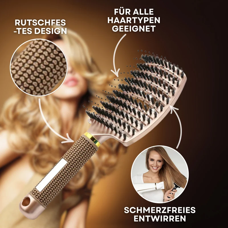 Magische Entwirrungsbürste – Magische Haarbürste für schmerzfreies Entwirren & glänzendes Haar