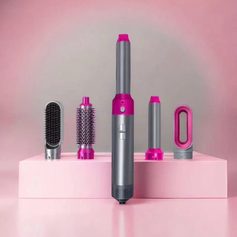 5-in-1 Stylingbürste mit Coanda-Effekt und ionischer Technologie für Trocknung und Locken