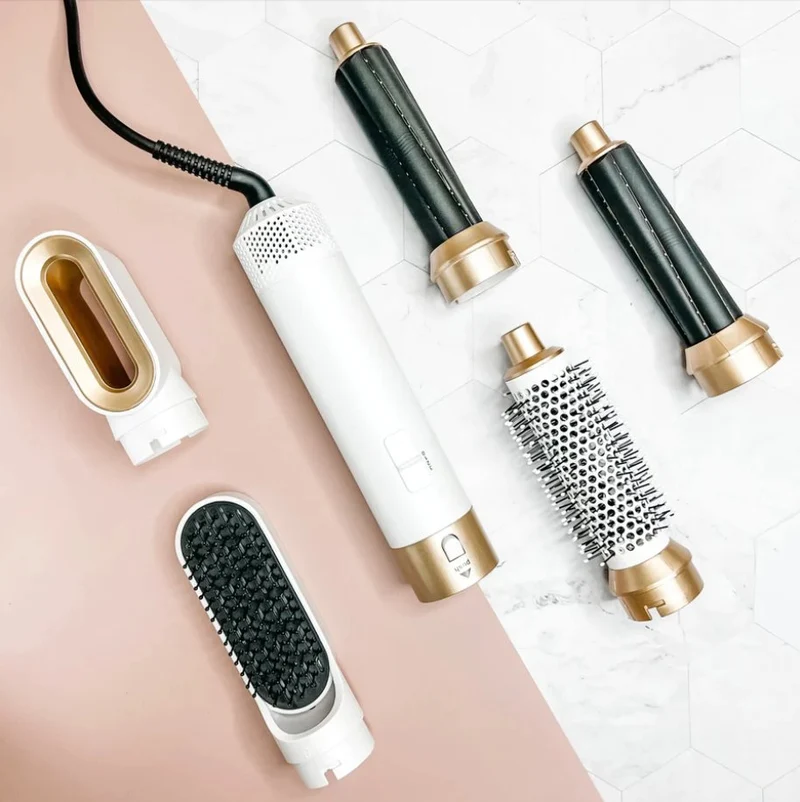 5-in-1 Stylingbürste mit Coanda-Effekt und ionischer Technologie für Trocknung und Locken