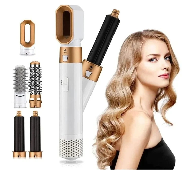 5-in-1 Stylingbürste mit Coanda-Effekt und ionischer Technologie für Trocknung und Locken