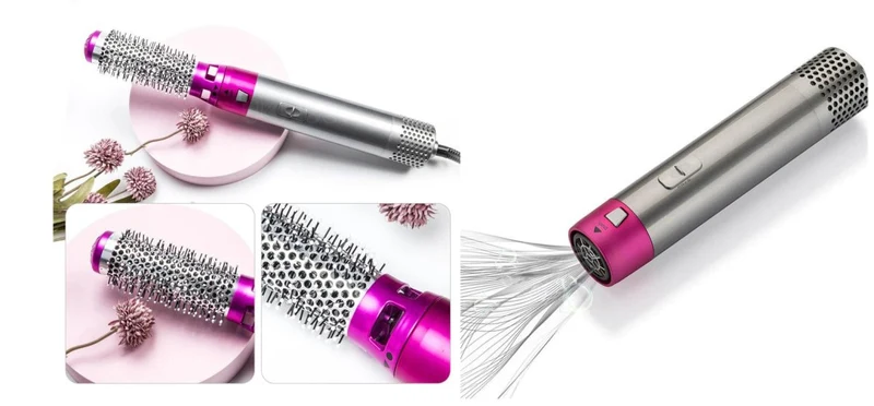 5-in-1 Stylingbürste mit Coanda-Effekt und ionischer Technologie für Trocknung und Locken
