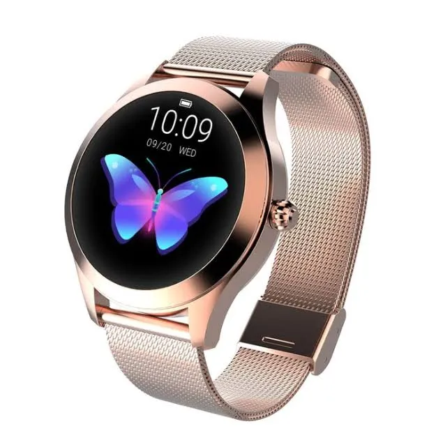 Damen Stilvolle Smartwatch | Gesundheitsüberwachung, Smarte Benachrichtigungen & Anpassbare Optionen