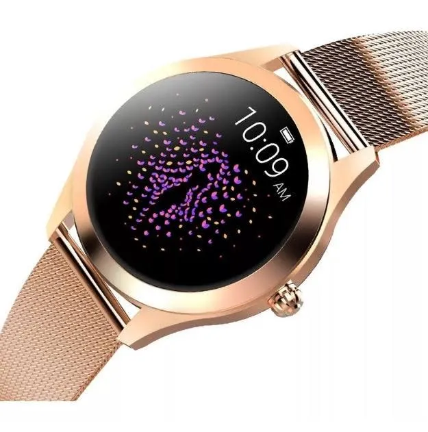Damen Stilvolle Smartwatch | Gesundheitsüberwachung, Smarte Benachrichtigungen & Anpassbare Optionen