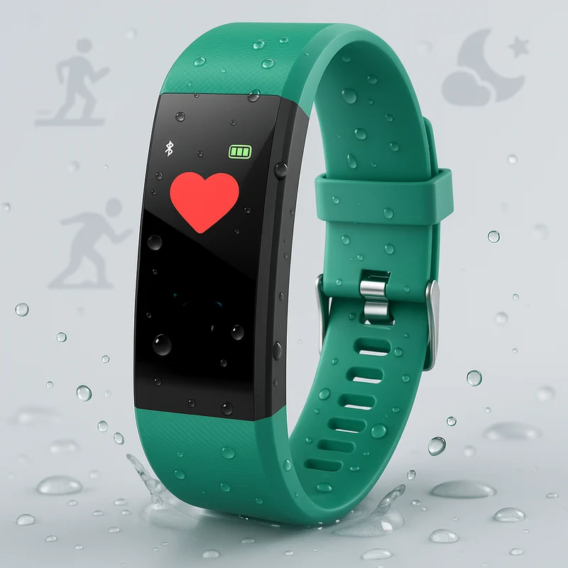 AquaPulse | Wasserdichte Smartwatch mit Herzüberwachung und Aktivitätsverfolgung