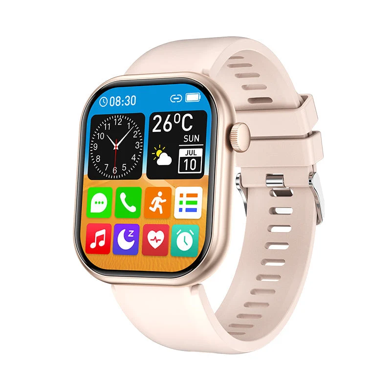 AquaFit Pro | Wasserdichte Fitness-Smartwatch mit Herzfrequenzüberwachung und Schlafmonitoring