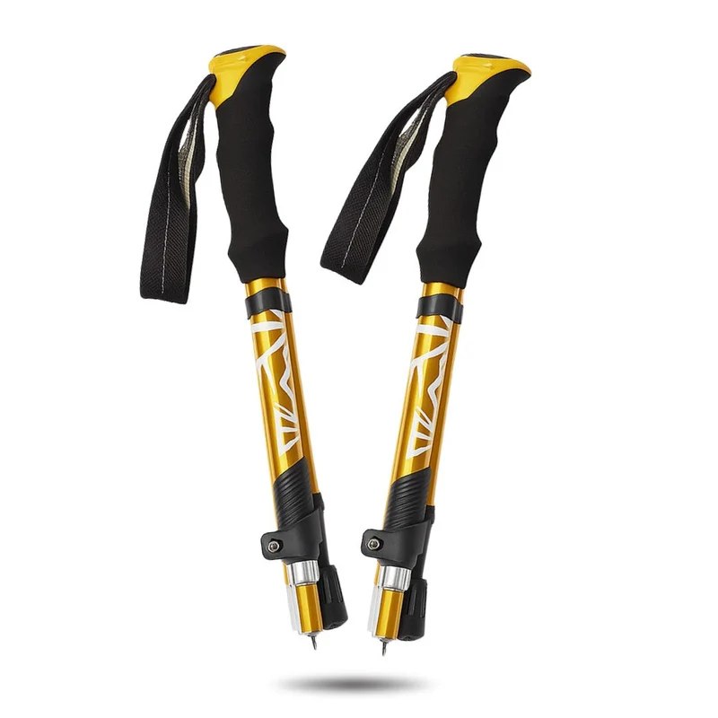AlpineFlex | Leichte verstellbare faltbare Nordic Walking Stöcke