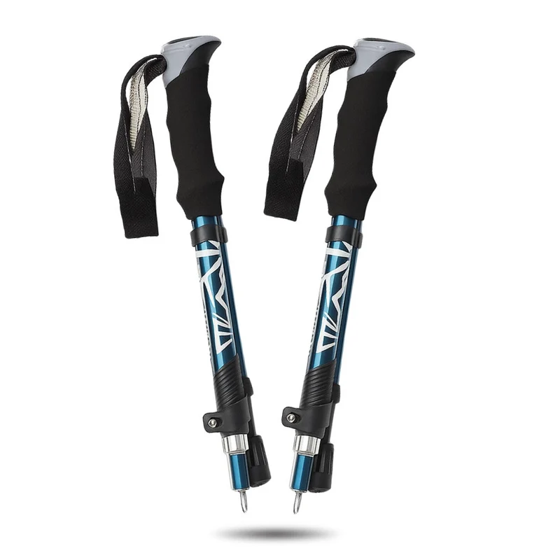 AlpineFlex | Leichte verstellbare faltbare Nordic Walking Stöcke