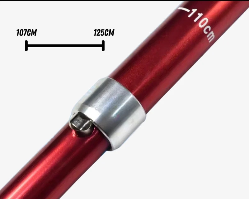 AlpineFlex | Leichte verstellbare faltbare Nordic Walking Stöcke