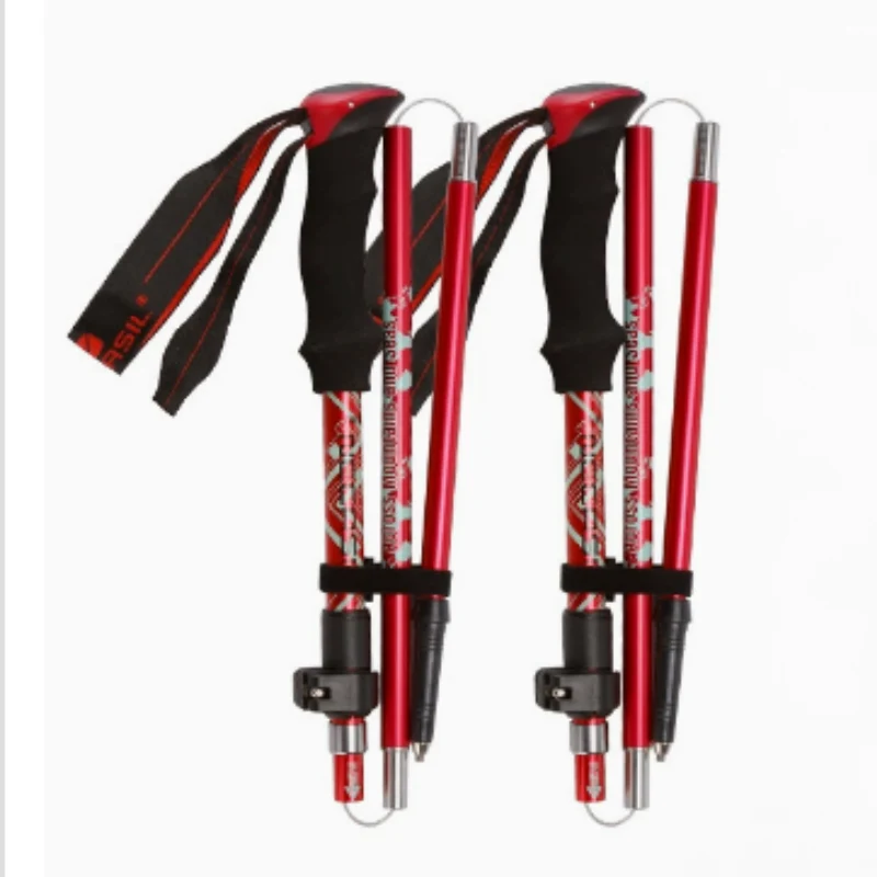 AlpineFlex | Leichte verstellbare faltbare Nordic Walking Stöcke