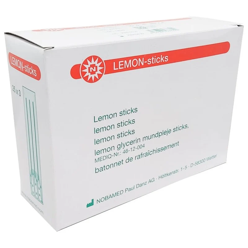 Noba Lemon-Sticks Mundpflegestäbchen