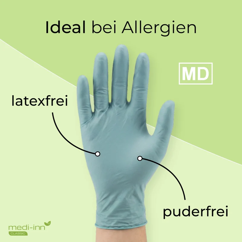 Medi-Inn Nitril Mint Plus Einmalhandschuhe puderfrei
