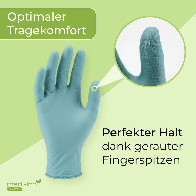 Medi-Inn Nitril Mint Plus Einmalhandschuhe puderfrei
