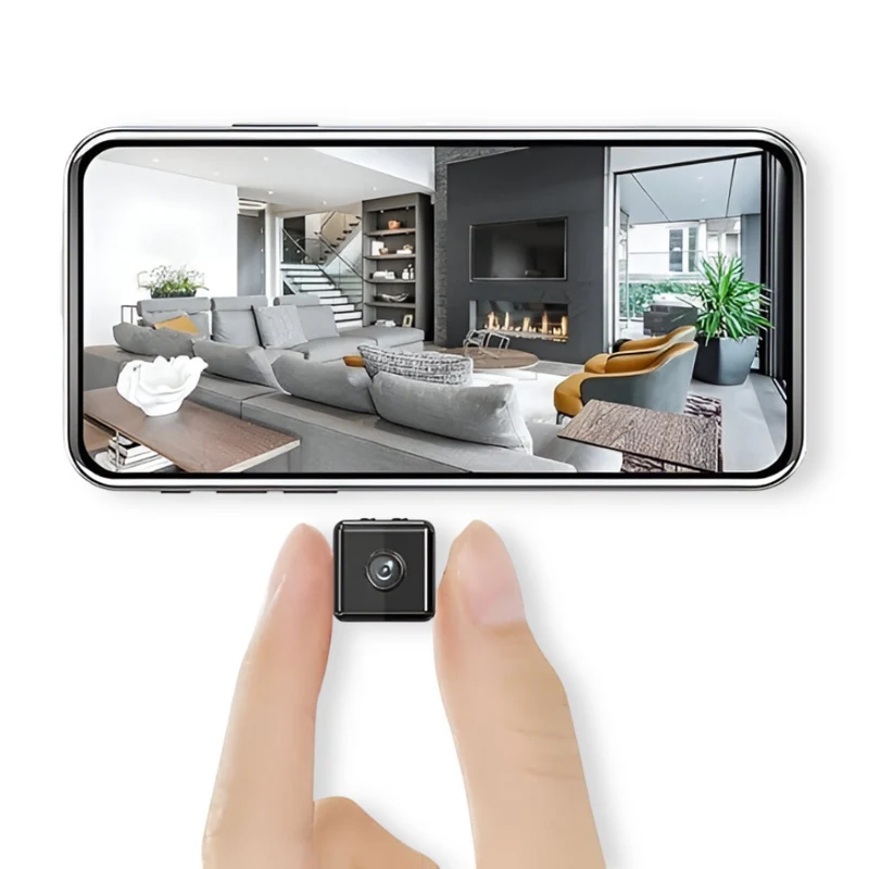 Lyrana - Drahtlose Mini-WLAN-Sicherheitskamera mit Live-Übertragung und Nachtsicht