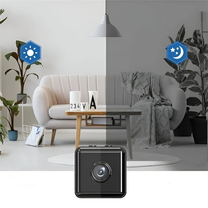 Lyrana - Drahtlose Mini-WLAN-Sicherheitskamera mit Live-Übertragung und Nachtsicht