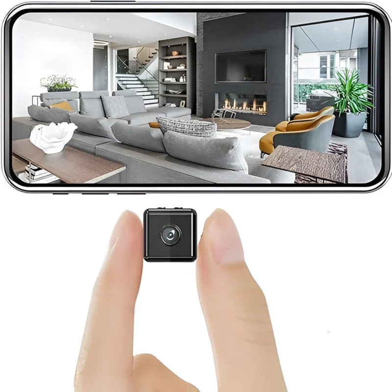 Lyrana - Drahtlose Mini-WLAN-Sicherheitskamera mit Live-Übertragung und Nachtsicht