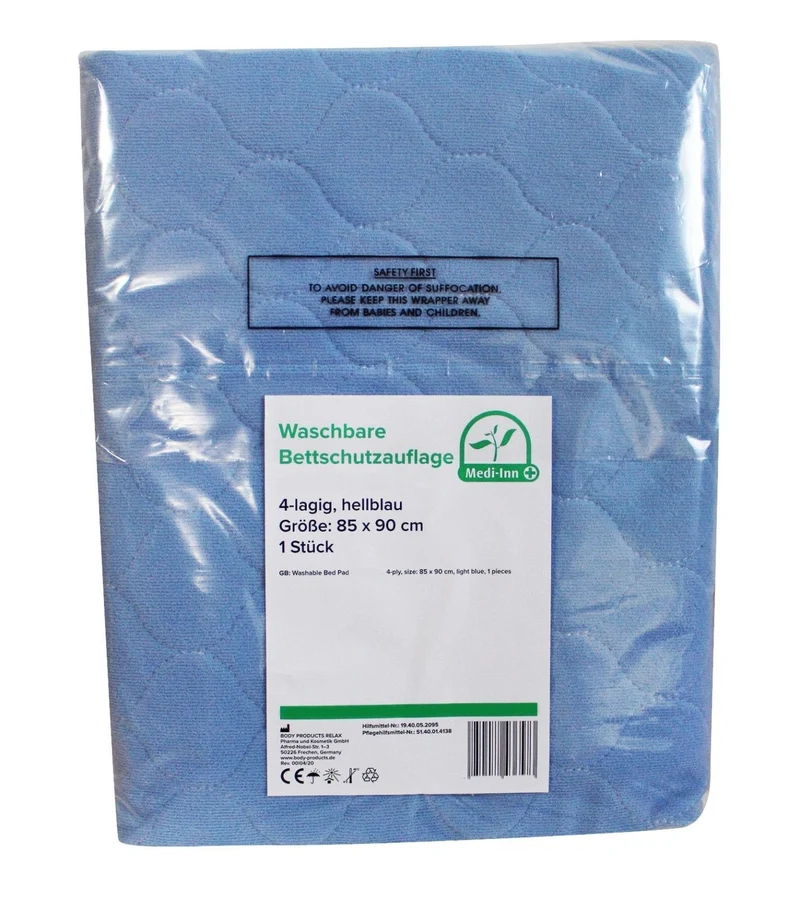 Medi-Inn Bettschutzauflage waschbar 90 cm x 85 cm