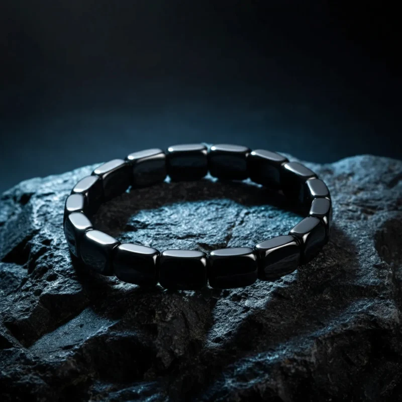 Hämatit-Armband für Herren – Eleganz, Stärke & Stilvolle Energie
