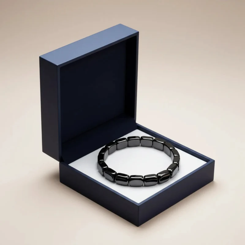 Hämatit-Armband für Herren – Eleganz, Stärke & Stilvolle Energie