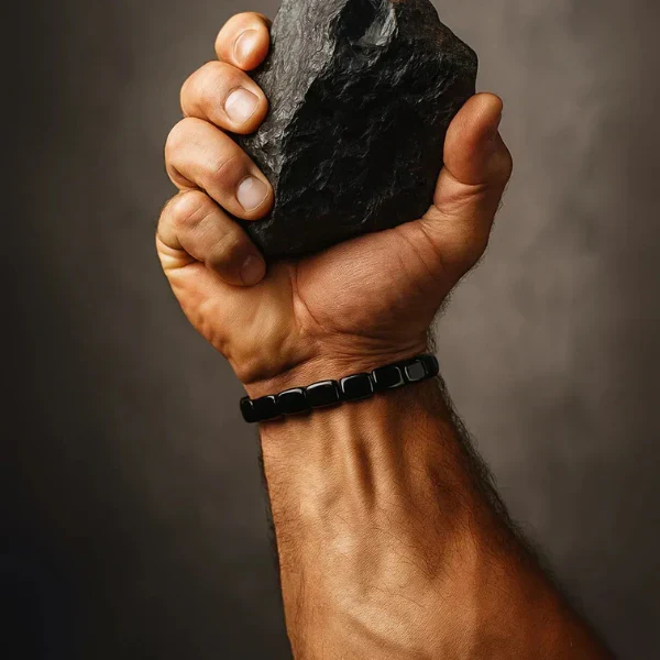 Hämatit-Armband für Herren – Eleganz, Stärke & Stilvolle Energie