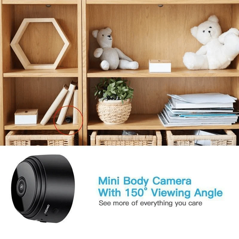 MINIVIEW CAM – 1080p Mini Kamera mit Nachtsicht & App-Steuerung