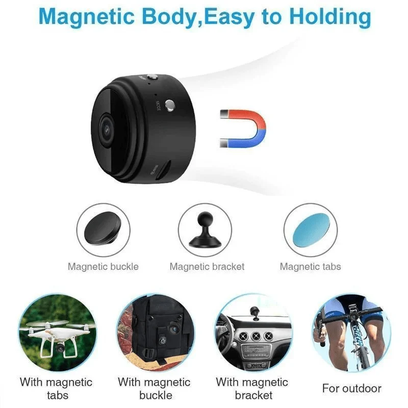 MINIVIEW CAM – 1080p Mini Kamera mit Nachtsicht & App-Steuerung