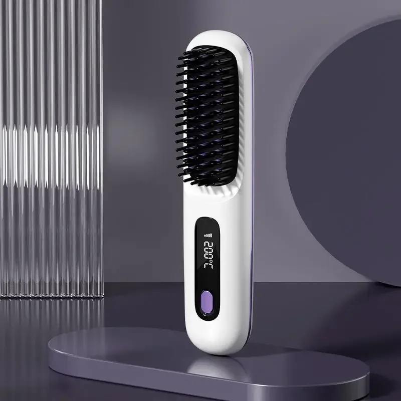 Kabelloser Haarstyler mit Keramik-Heizung und USB-Ladefunktion