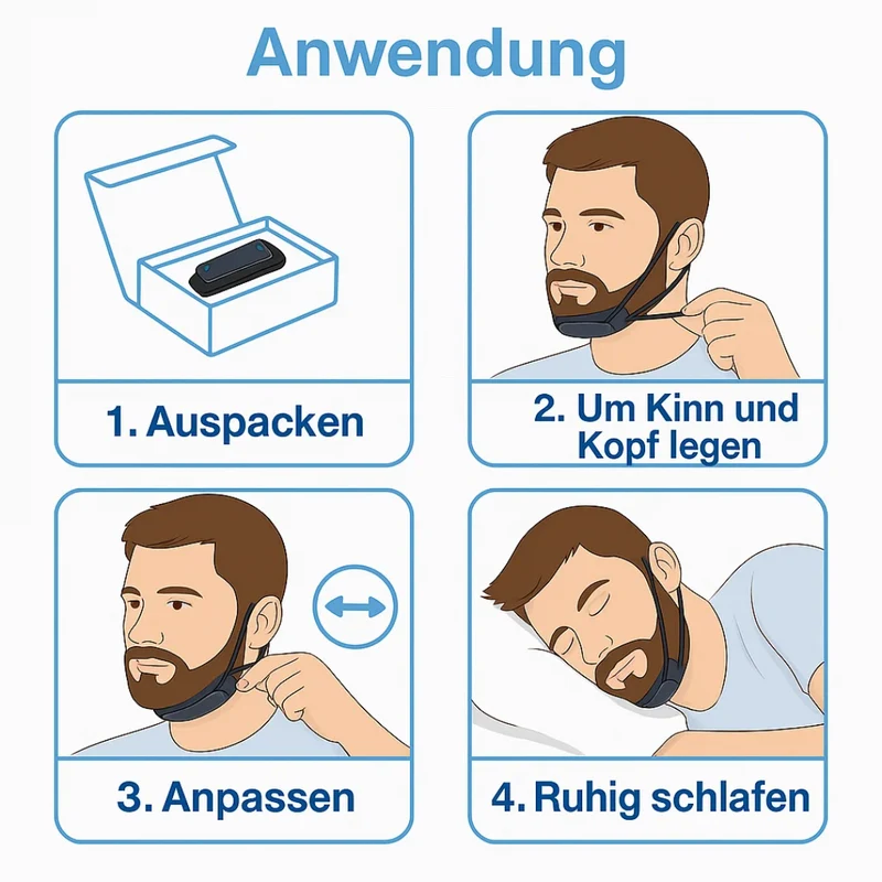 Hypnos | Effektives Anti-Schnarch-Stopp-Gerät Kinnband