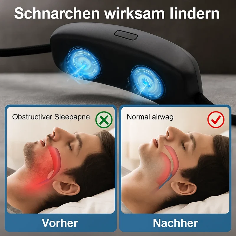 Hypnos | Effektives Anti-Schnarch-Stopp-Gerät Kinnband