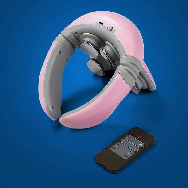 SerenityWave | Beruhigender 4D kabelloser Nacken- und Schultermassager mit Wärme