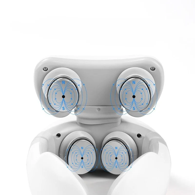 SerenityWave | Beruhigender 4D kabelloser Nacken- und Schultermassager mit Wärme