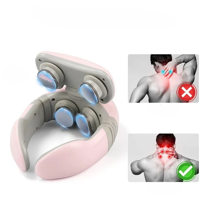 SerenityWave | Beruhigender 4D kabelloser Nacken- und Schultermassager mit Wärme