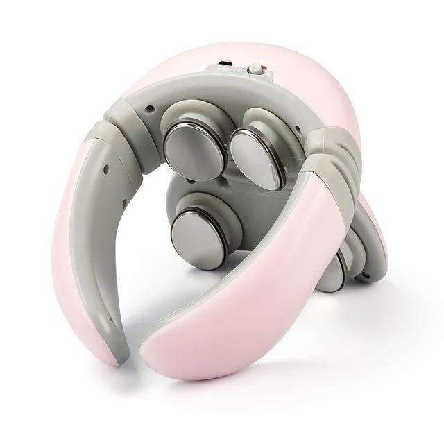 SerenityWave | Beruhigender 4D kabelloser Nacken- und Schultermassager mit Wärme