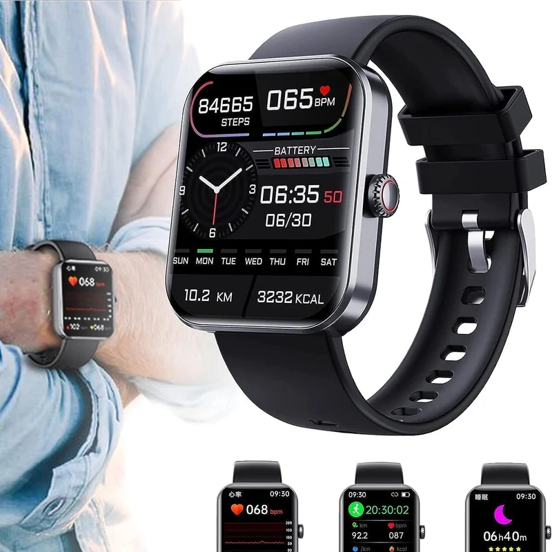 Nicht-invasive Glukoseüberwachung | Tägliche Gesundheitsüberwachung Smartwatch