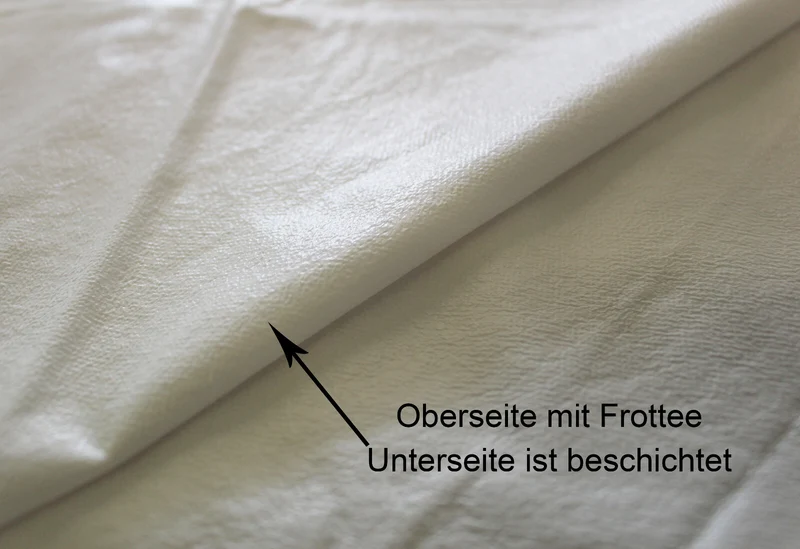 Medi-Inn Bettschutzauflage mit PU-Membran, weiß