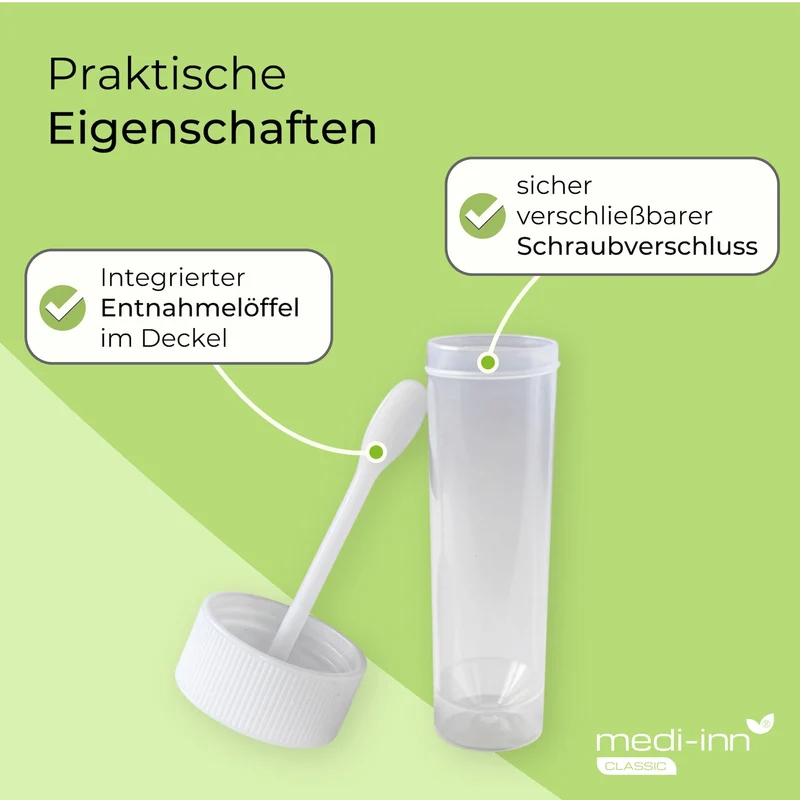 Medi-Inn Stuhlröhrchen transparent