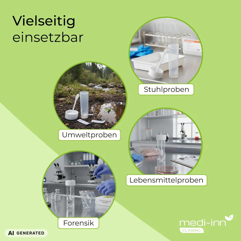 Medi-Inn Stuhlröhrchen transparent