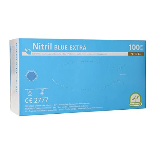 Medi-Inn Nitril blue extra Einmalhandschuhe puderfrei