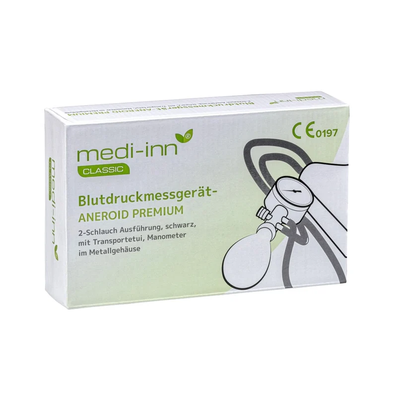 Medi-Inn Blutdruckmessgerät Aneroid Premium, 2-Schlauch-System
