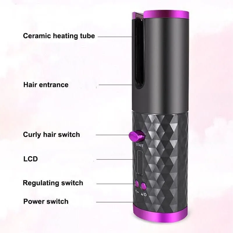 Kabelloser Lockenstyler – Wireless Curl Styler für unterwegs & schonendes Styling