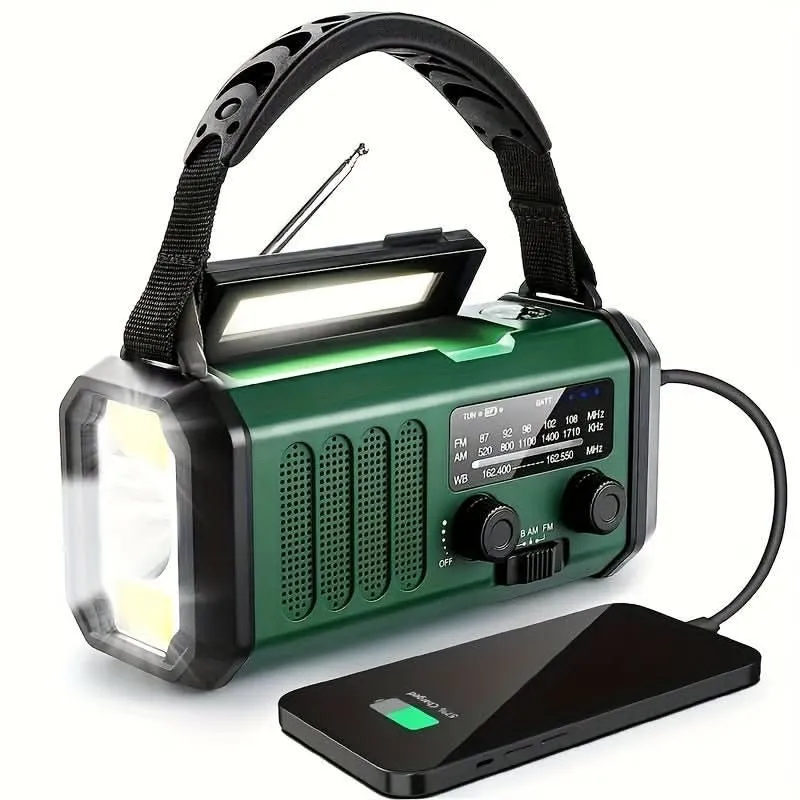 EcoPower Radio – Notfallradio mit Solar, Taschenlampe & USB-Ladefunktion