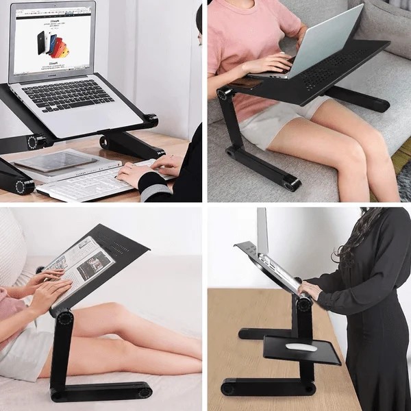 FLEXSTAND 360 – Laptopständer – Ergonomisch & höhenverstellbar für gesunde Haltung beim Arbeiten