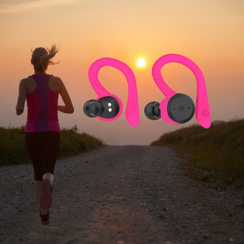Vega Wasserdichte Drahtlose Sportkopfhörer – 20 Stunden Spielzeit | Bluetooth 5.0, IPX7 für Schwimmen & Fitness