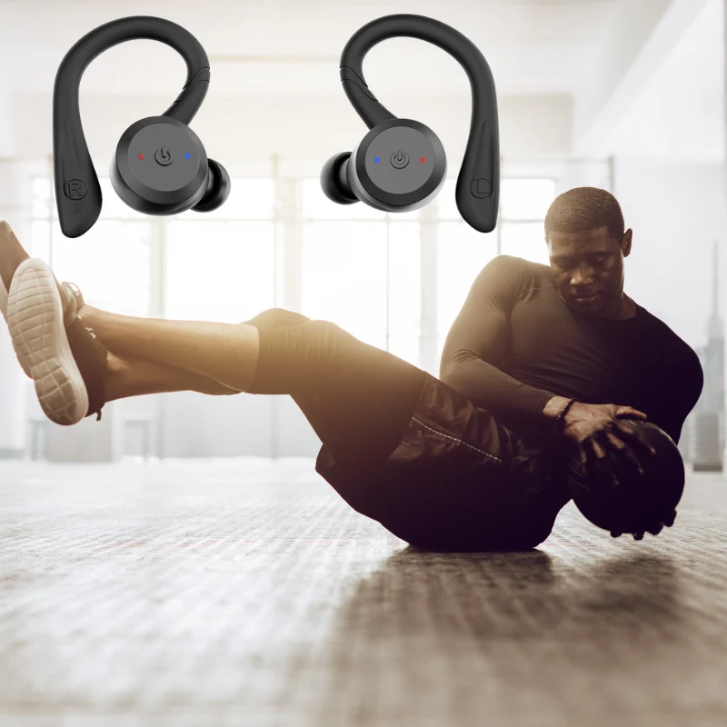 Vega Wasserdichte Drahtlose Sportkopfhörer – 20 Stunden Spielzeit | Bluetooth 5.0, IPX7 für Schwimmen & Fitness