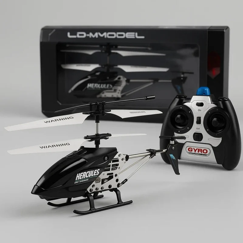 AeroLux Elite RC Hubschrauber | Außergewöhnliche Haltbarkeit und Präzision mit fortschrittlicher Gyro-Technologie in einem mutigen scharlachroten Finish