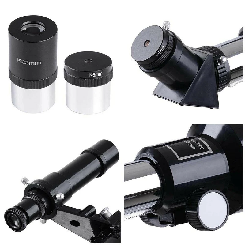 400/70mm Astronomisches Teleskop | Hochpräziser Refraktor mit stabilem Stativ und Okularset