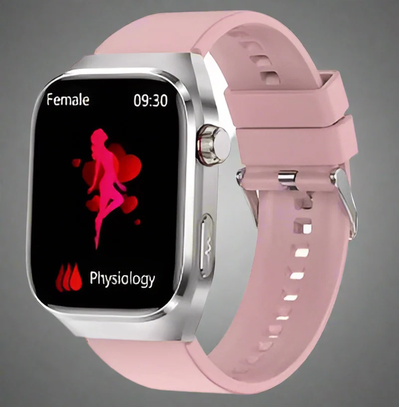 Fortgeschrittene Gesundheits-Smartwatch | ECG, Blutzucker, 2.04" AMOLED-Display & Fitnessmodi