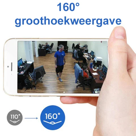 SafeView 160 | Drahtlose Sicherheitskamera für Zuhause mit HD-Nachtsicht